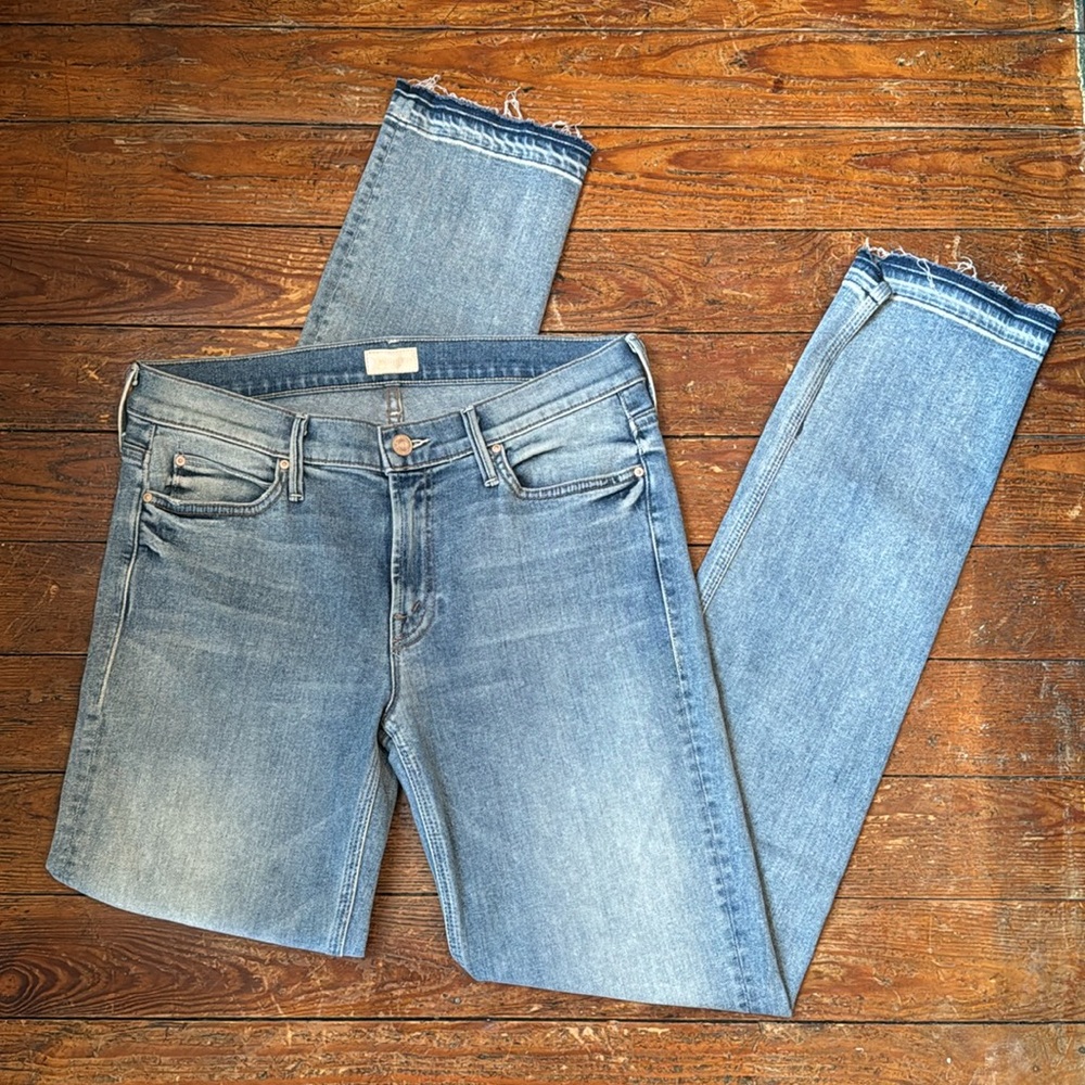 MOTHER
The Rascal Split Hem Jeans Wild at heart 30